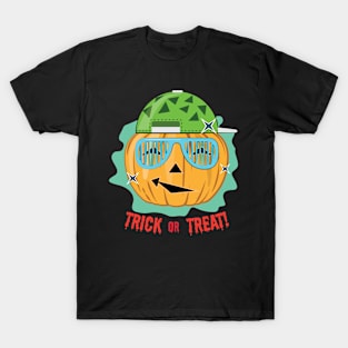 Cool Halloween Pumpkin - Trick or Treat T-Shirt